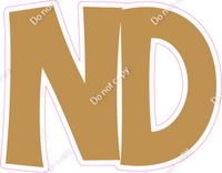 KG 23.5" Individuals - Flat Gold ND