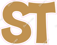 KG 23.5" Individuals - Flat Gold ST