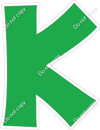 KG 23.5" Individuals - Flat Green K