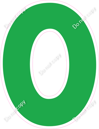 KG 23.5" Individuals - Flat Green O