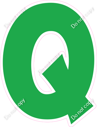 KG 23.5" Individuals - Flat Green Q