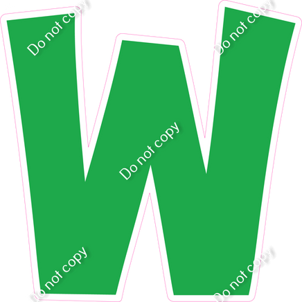 KG 23.5" Individuals - Flat Green W