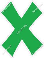 KG 23.5" Individuals - Flat Green X