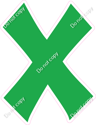 KG 23.5" Individuals - Flat Green X