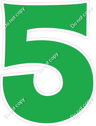 KG 23.5" Individuals - Flat Green 5