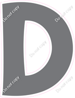 KG 23.5" Individuals - Flat Grey D