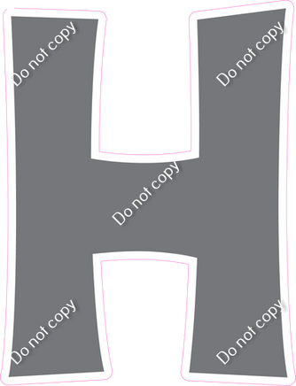 KG 23.5" Individuals - Flat Grey H