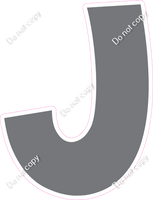 KG 23.5" Individuals - Flat Grey J