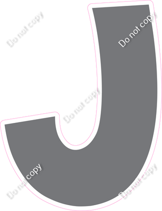 KG 23.5" Individuals - Flat Grey J