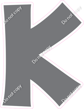 KG 23.5" Individuals - Flat Grey K