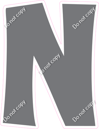 KG 23.5" Individuals - Flat Grey N