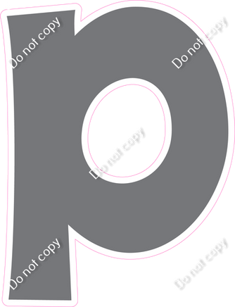 KG 23.5" Individuals - Flat Grey P