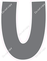 KG 23.5" Individuals - Flat Grey U