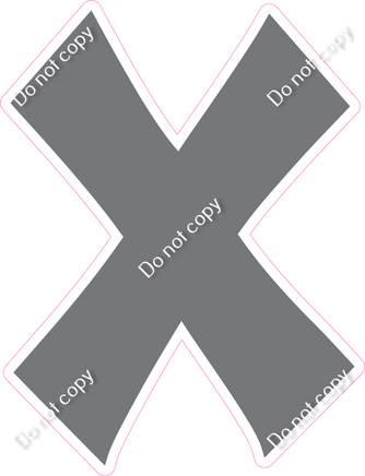 KG 23.5" Individuals - Flat Grey X