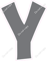 KG 23.5" Individuals - Flat Grey Y