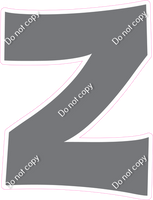 KG 23.5" Individuals - Flat Grey Z