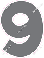 KG 23.5" Individuals - Flat Grey 9