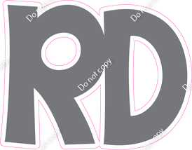 KG 23.5" Individuals - Flat Grey RD