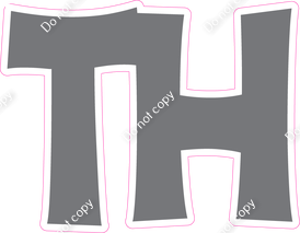 KG 23.5" Individuals - Flat Grey TH