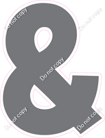 KG 23.5" Individuals - Flat Grey &