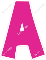 KG 23.5" Individuals - Flat Hot Pink A