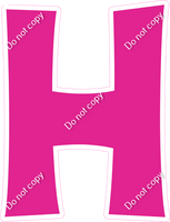 KG 23.5" Individuals - Flat Hot Pink H