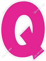 KG 23.5" Individuals - Flat Hot Pink Q