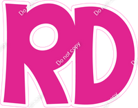 KG 23.5" Individuals - Flat Hot Pink RD