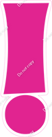 KG 23.5" Individuals - Flat Hot Pink !
