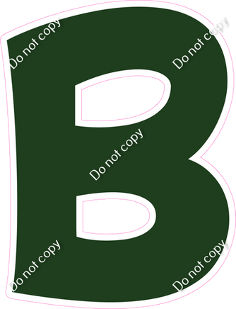 KG 23.5" Individuals - Flat Hunter Green B