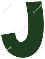 KG 23.5" Individuals - Flat Hunter Green J