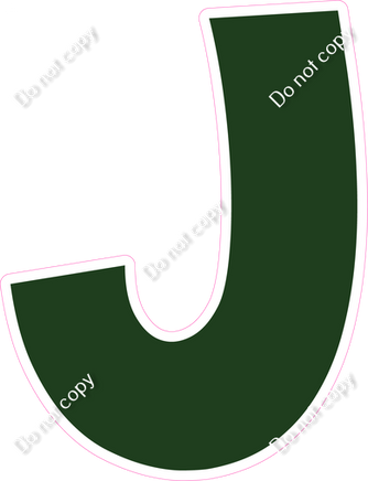 KG 23.5" Individuals - Flat Hunter Green J