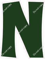 KG 23.5" Individuals - Flat Hunter Green N