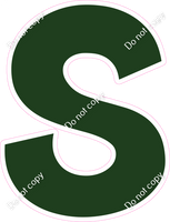 KG 23.5" Individuals - Flat Hunter Green S