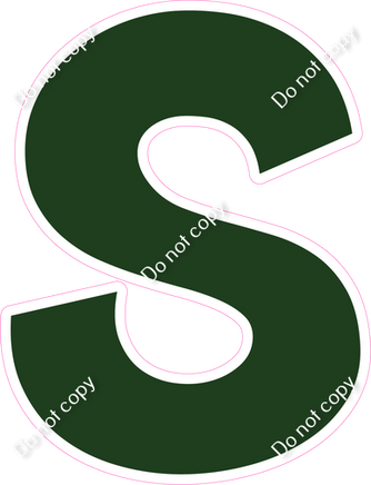 KG 23.5" Individuals - Flat Hunter Green S