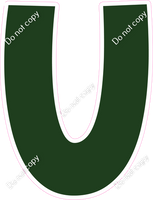 KG 23.5" Individuals - Flat Hunter Green U