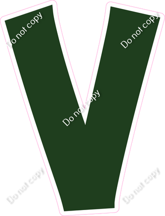 KG 23.5" Individuals - Flat Hunter Green V