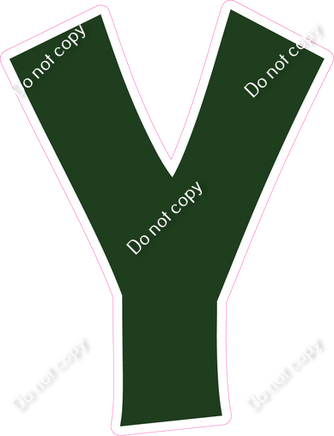 KG 23.5" Individuals - Flat Hunter Green Y