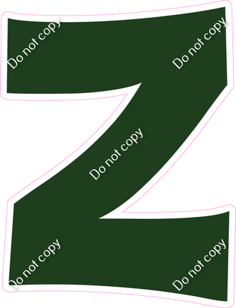 KG 23.5" Individuals - Flat Hunter Green Z