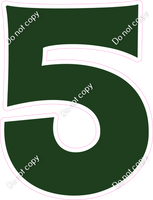 KG 23.5" Individuals - Flat Hunter Green 5