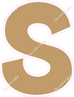 KG 23.5" Individuals - Flat Khaki S