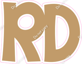 KG 23.5" Individuals - Flat Khaki RD