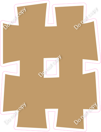 KG 23.5" Individuals - Flat Khaki #