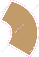 KG 23.5" Individuals - Flat Khaki Apostrophe