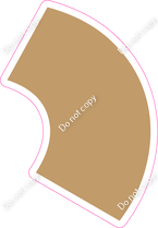 KG 23.5" Individuals - Flat Khaki Apostrophe