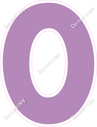 KG 23.5" Individuals - Flat Lavender O