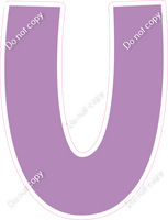 KG 23.5" Individuals - Flat Lavender U