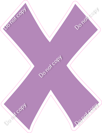 KG 23.5" Individuals - Flat Lavender X