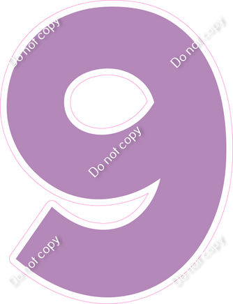 KG 23.5" Individuals - Flat Lavender 9