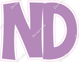 KG 23.5" Individuals - Flat Lavender ND